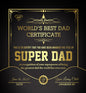 DAD - SUPER DAD - Black Chronograph Watch