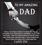 DAD - For All That And More - Black Chronograph watch