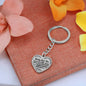 To My Daughter-Precious Daughter-Heart Keychain