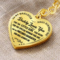 To My Daughter-Precious Daughter-Heart Keychain