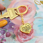 To My Daughter-Precious Daughter-Heart Keychain