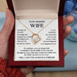 To My Amazing Wife-Love of my Life-Forever Love Necklace