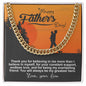 DAD - Happy Father's Day. You will always be my greatest hero - Cuban Link Necklace