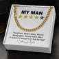 My Man-5 Stars-Cuban Link Necklace