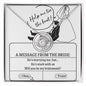 Bridesmaid-Stuck With Us-Love Knot Necklace