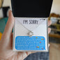 I'm Sorry-Stupid Argument-Love Knot Necklace