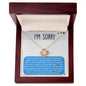 I'm Sorry-Stupid Argument-Love Knot Necklace