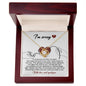 I'm Sorry-You Mean The World To Me-Love Knot Necklace