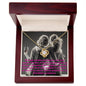 Best Friend-Sunshine and Storms-Love Knot Necklace