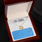 I'm Sorry-Stupid Argument-Love Knot Necklace