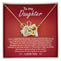Daughter-Believe In Yourself-Interlocking Hearts