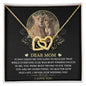 Mom - You Are My Everything - Interlocking Hearts Necklace