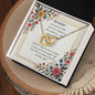 Best Friend-Like A Boomerang-Interlocked Hearts Necklace