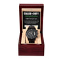 Groomsman-Called To Duty-Metal Chronograph Watch