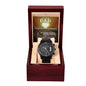 DAD - My Guiding Light - Black Chronograph Watch