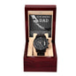 DAD - For All That And More - Black Chronograph watch