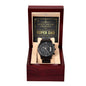 DAD - SUPER DAD - Black Chronograph Watch