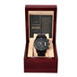 DAD - Best Things In Life - Black Chronograph Watch