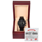 Best Man-Official Certificate-Metal Chronograph Watch