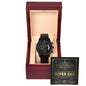 DAD - SUPER DAD - Black Chronograph Watch