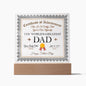 World's Greatest Dad Certificate-Decorative Acrylic Plaque