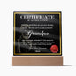 Grandpa-World's Greatest Grandpa-Decorative Acrylic Plaque