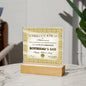 Boyfriend's Dad-Certificate Of Achievement-Decorative Acrylic Plaque