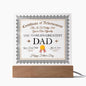 World's Greatest Dad Certificate-Decorative Acrylic Plaque