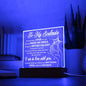 Soulmate-Beside Me- Decorative Acrylic Plaque