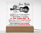 Love Rules-I Love You-Decorative Acrylic Plaque