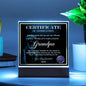Grandpa-World's Greatest Grandpa-Decorative Acrylic Plaque