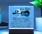 Love Rules-I Love You-Decorative Acrylic Plaque