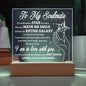 Soulmate-Beside Me- Decorative Acrylic Plaque