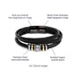 Bonus Dad - Grateful You Are In My Life - Forever Bracelet