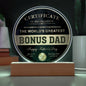 Bonus Dad-Certificate Of Recognition-Decorative Acrylic Plaque