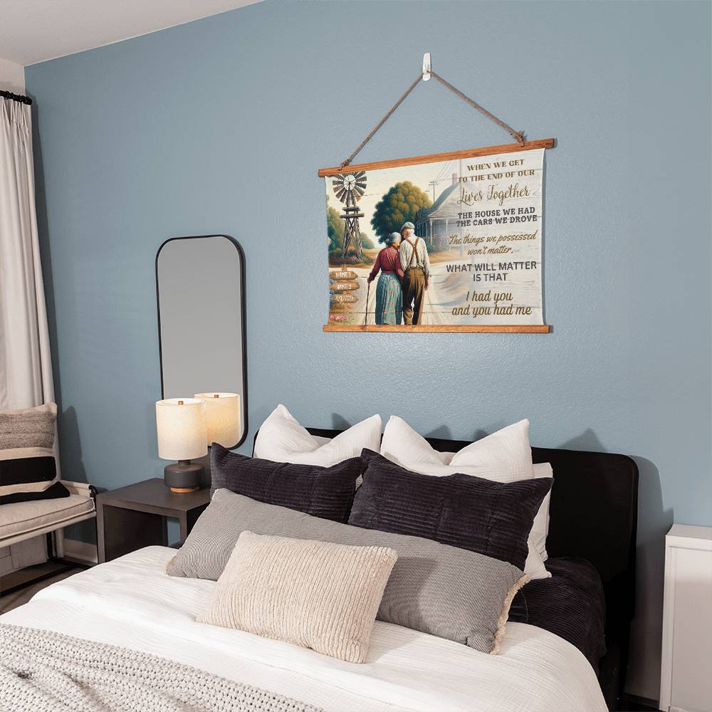 Our Lives Together-Wood Framed Wall Tapestry