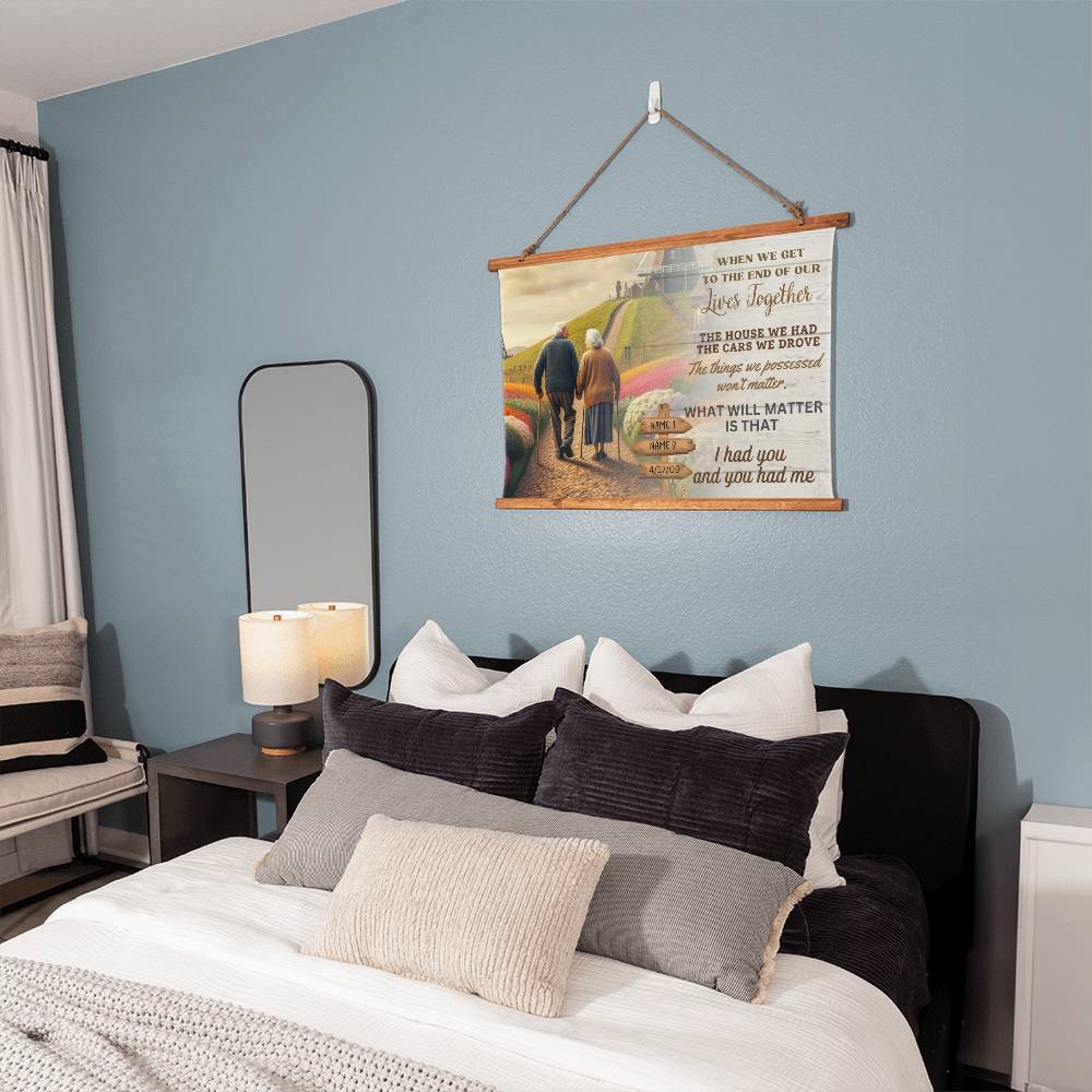 I Had You And You Had Me-Wall Tapestry 26" X 36"