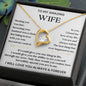 To My Amazing Wife-Love of my Life-Forever Love Necklace