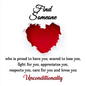 Find Someone - Forever Love Necklace