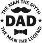 Dad - Myth Legend cross