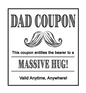 Dad-Massive Hug-Metal Chronograph Watch