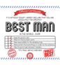 Best Man-Official Certificate-Metal Chronograph Watch