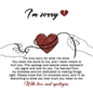 I'm Sorry-You Mean The World To Me-Love Knot Necklace