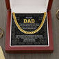 DAD - Thank You For Being My Biggest Supporter - Cuban Link Necklace