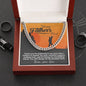 DAD - Happy Father's Day. You will always be my greatest hero - Cuban Link Necklace