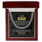 DAD - Thank You For Being My Biggest Supporter - Cuban Link Necklace