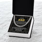 DAD - Thank You For Being My Biggest Supporter - Cuban Link Necklace