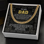 DAD - Thank You For Being My Biggest Supporter - Cuban Link Necklace