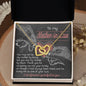 Mother-In-Law - Accepting Me - Interlocking Hearts Necklace