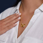 Mother-In-Law - Accepting Me - Interlocking Hearts Necklace